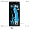 Kit vibrador mas dilatador anal fluorescentes celestes
